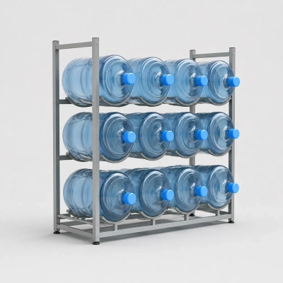 Стеллаж для бутылей воды Редут-12 New
