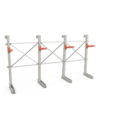 Консольный стеллаж для склада 2500x4500x750 (4 консоли)