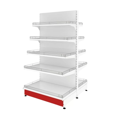 Островной стеллаж Купец 1200x500x2600 мм (5 полок)